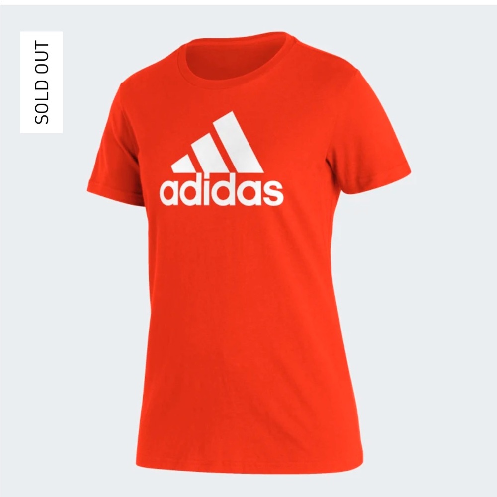 Women’s Adidas Amplifier SOLD OUT Tee T-shirt gray Size M